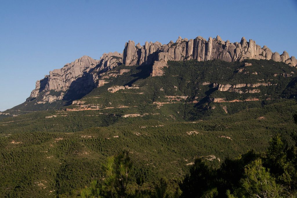 Serralada de Montserrat vista des del Bages - 2