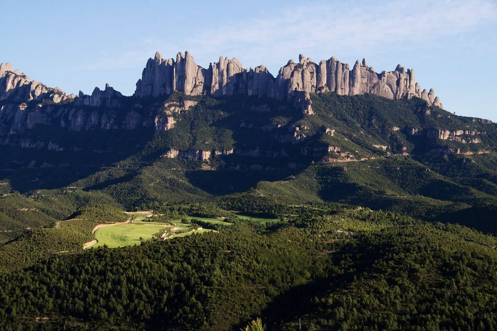 Serralada de Montserrat vista des del Bages - 1